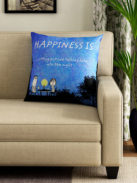

Portico New York Blue Printed Square 40.6 cm x 40.6 cm Cushion