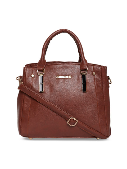 

Zoricane Brown Solid Handheld Bag