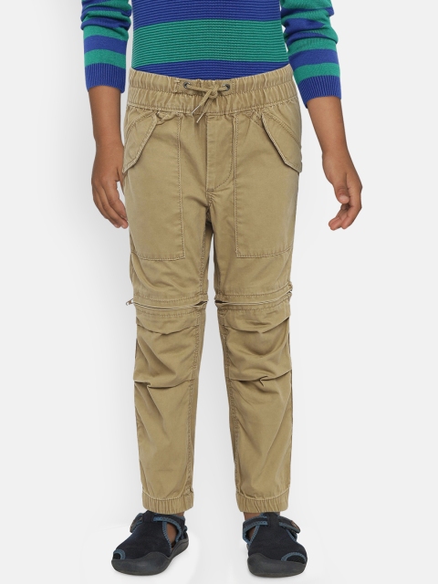 

GAP Boys' Khaki Zip-Off Utility Joggers