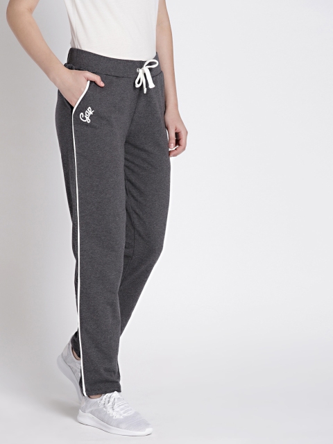 

GAP Women's Charcoal Grey Side Seam Taping Detail Track Pants