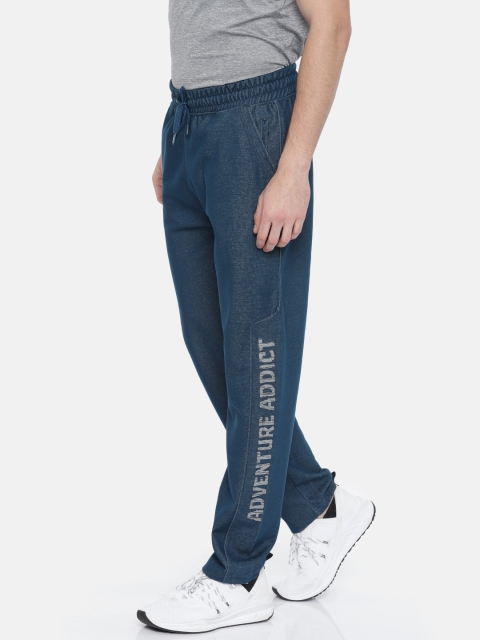 

Wildcraft Men Blue Solid Regular Fit Track pants
