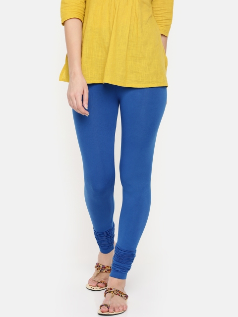 

De Moza Blue Churidar Length Leggings