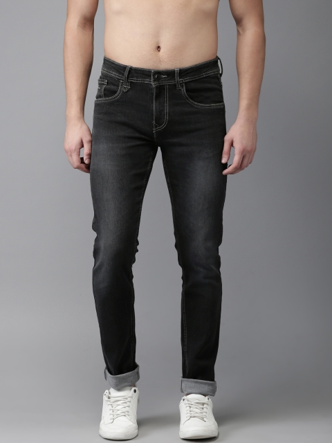 

Flying Machine Men Grey Skinny Fit Mid-Rise Jeans