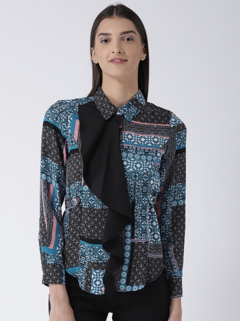 

Magzayra Women Multicoloured Regular Fit Printed Casual Shirt, Multi
