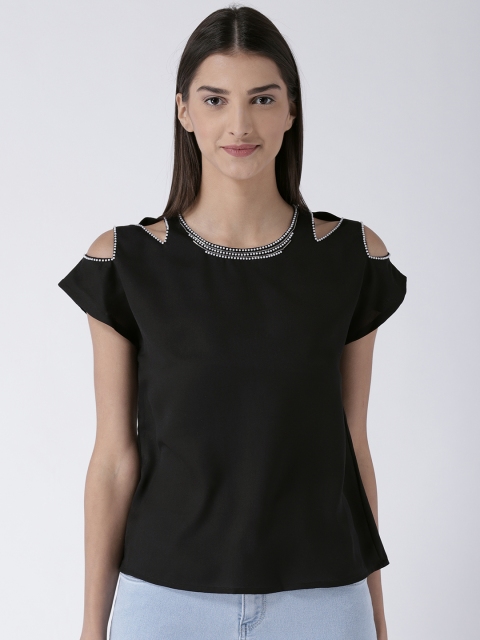 

Magzayra Women Black Solid Top