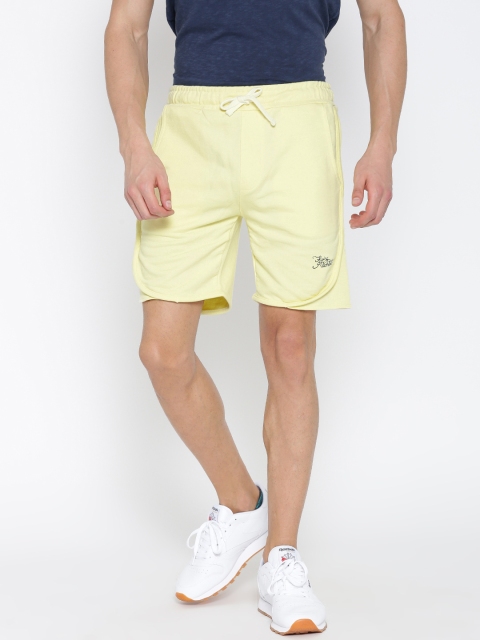 

Flying Machine Men Yellow Shorts