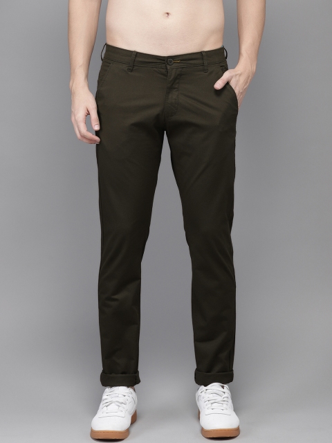 

Flying Machine Men Coffee Brown Slim Fit Solid Chinos