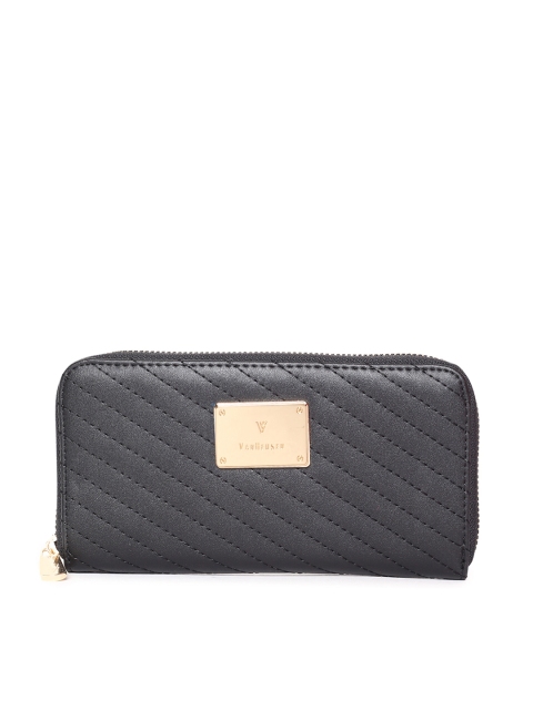 

Van Heusen Woman Women Black Quilted Zip Around Wallet