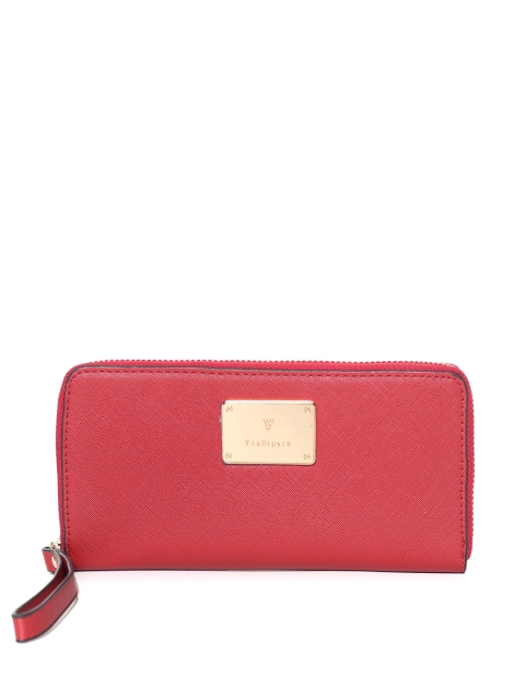 

Van Heusen Woman Women Red Solid Zip Around Wallet