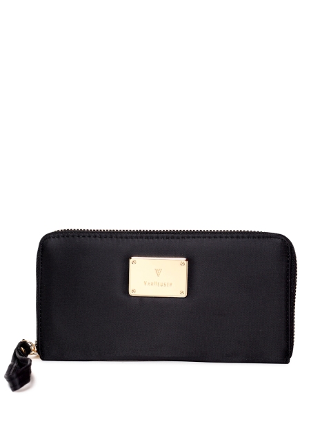 

Van Heusen Woman Women Black Solid Zip Around Wallet