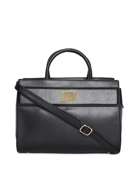 

Van Heusen Black Solid Handheld Bag