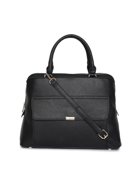 

Van Heusen Woman Black Solid Satchel