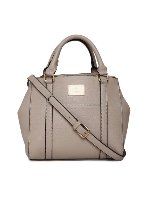 

Van Heusen Woman Beige Solid Handheld Bag