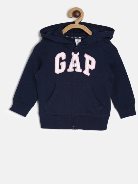 

GAP Girls' Navy Blue Logo Hoodie Sweatshirt