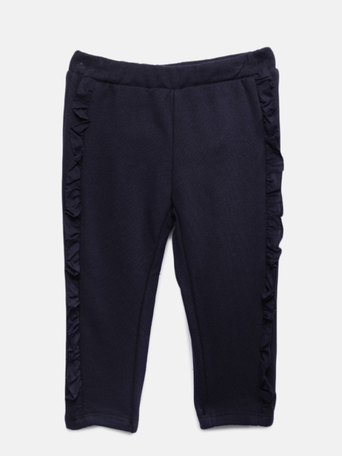 

GAP Girls' Navy Blue Ruffle Pull-On Pants