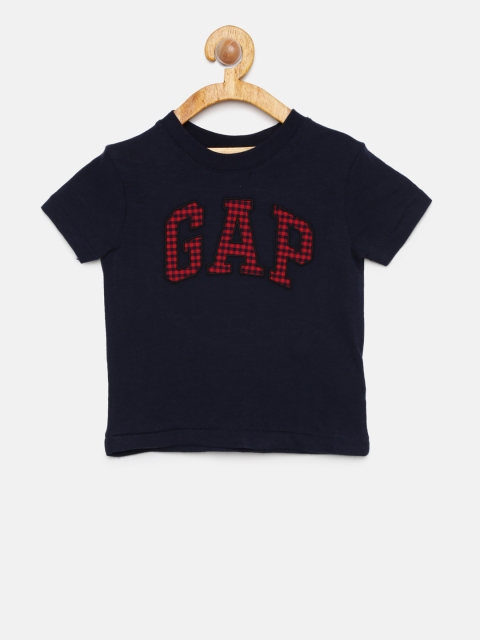 

GAP Boys' Short Sleeve Logo Tee, Blue