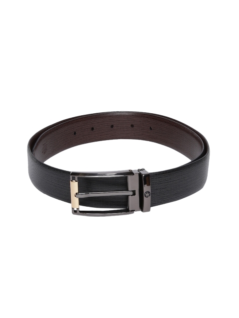 

Louis Philippe Men Black Textured Belt