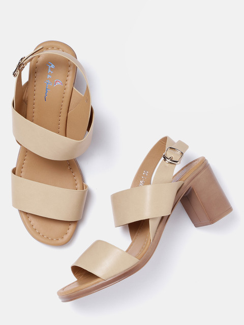 

Mast & Harbour Women Brown Solid Heels