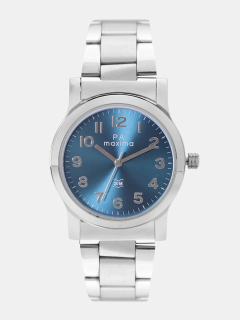 

maxima Women Blue Analogue Watch O-46660CMLI