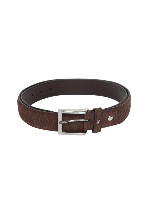 

Tommy Hilfiger Men Brown Textured Leather Belt