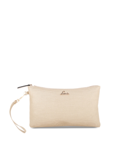 

Lavie Women Gold-Toned Solid Zip Around Wallet