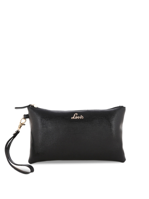 

Lavie Women Black Solid Zip Around Wallet