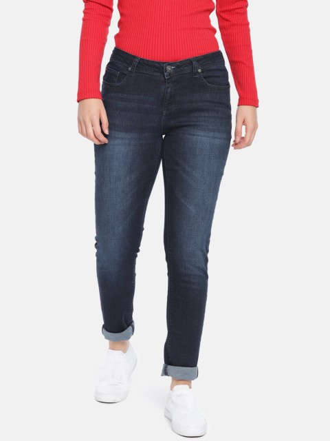 

Lee Cooper Women Blue Skinny Fit Low-Rise Jeans