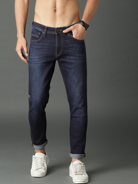 

Roadster Men Blue Skinny Fit Mid-Rise Clean Look Stretchable Jeans