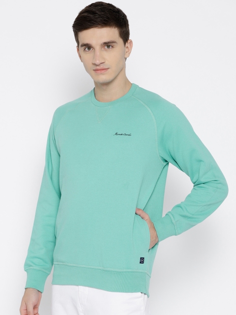 

Monte Carlo Men Blue Solid Sweatshirt