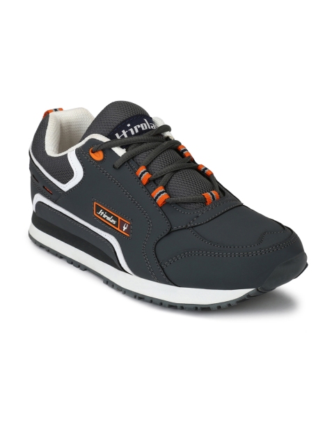 

HIROLAS Men Grey Running Shoes