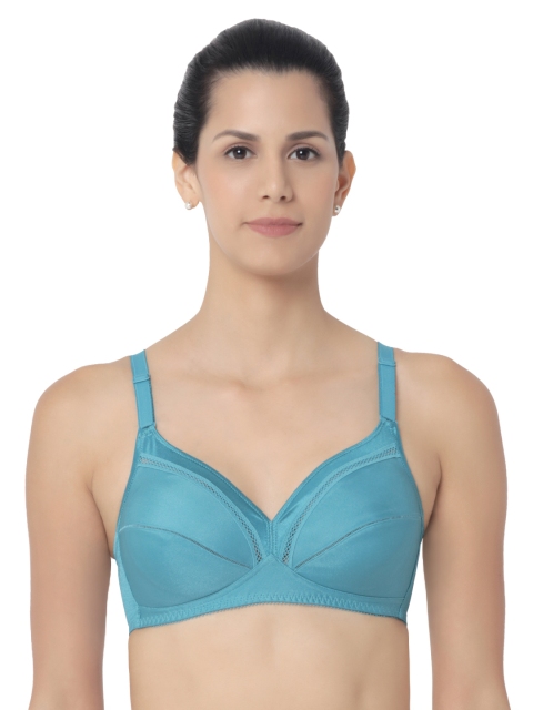 

Triumph Form & Beauty 68 Wireless Non Padded shape and Support Classics Bra 7613137872636, Blue