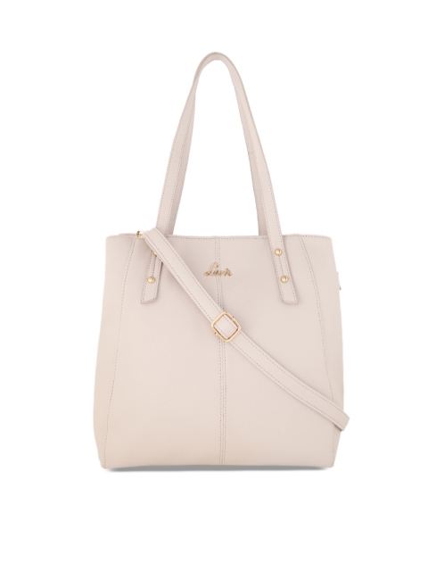 

Lavie Beige Solid Shoulder Bag