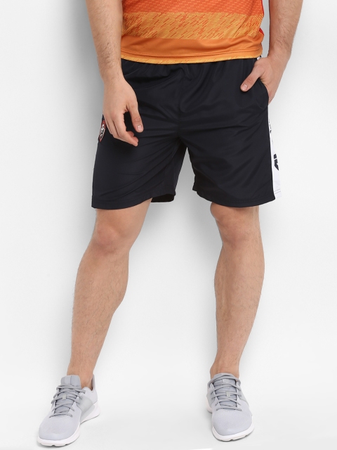 

Alcis Men Navy Blue Solid Regular Fit Sports Shorts