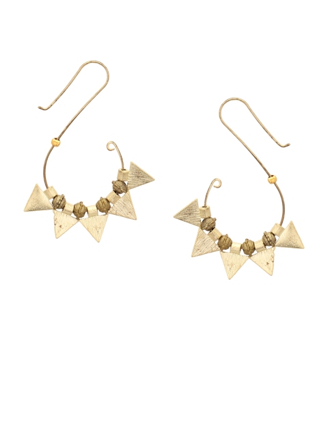 

TJORI Gold-Toned Classic Drop Earrings