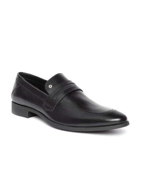

Blackberrys Men Black Formal Leather Slip-Ons