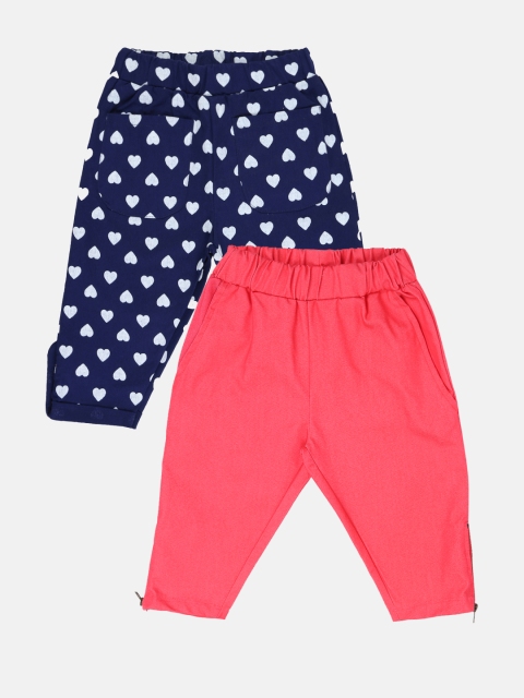 

Lil Orchids Girls Regular Fit Capris, Red
