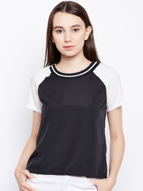 

Oxolloxo Women Black Solid Top