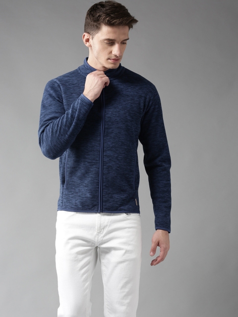 

Flying Machine Men Blue Solid Sweatshirt