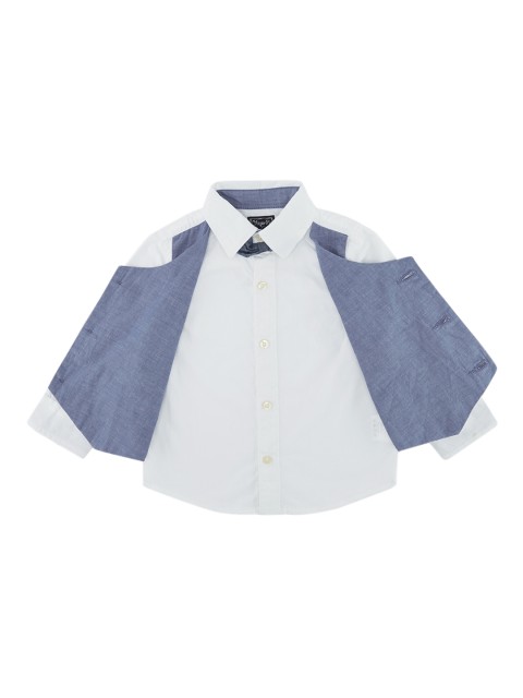 

Chirpie Pie by Pantaloons Boys Blue & White Regular Fit Printed Casual Shirt