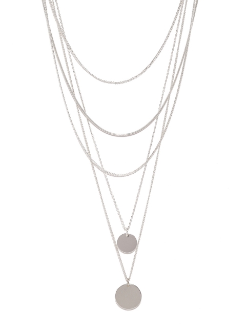 

Accessorize Silver-Toned Metal Layered Chain