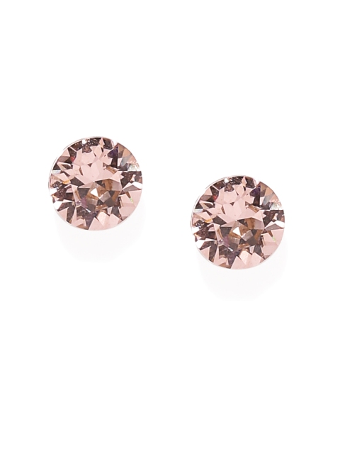 

Accessorize Pink Rose Gold Plated Circular Studs