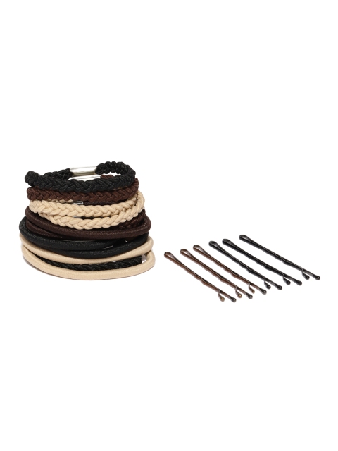 

Accessorize Set of Bobby Pins & Pony Tail Holders, Multi