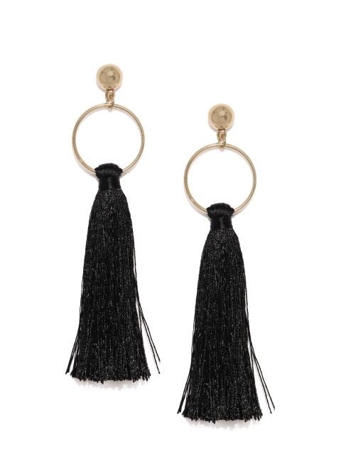 

Accessorize Black Contemporary Drop Earrings