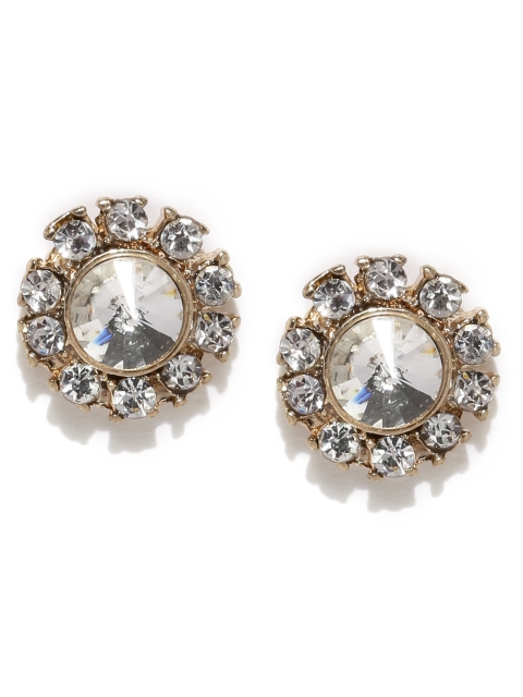 

Accessorize Pink & Silver-Toned Circular Studs