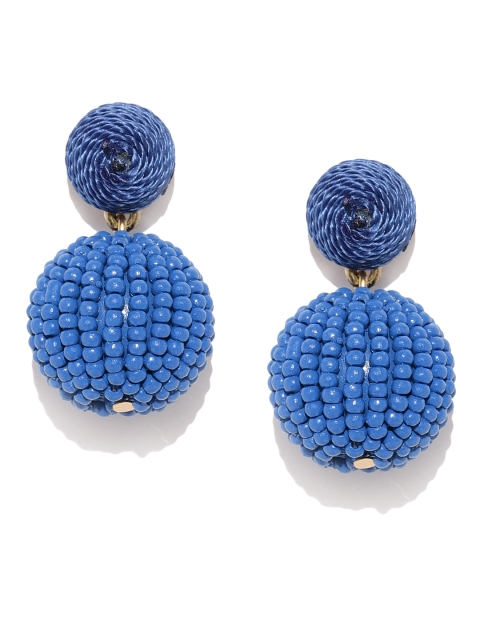 

Accessorize Blue Spherical Drop Earrings
