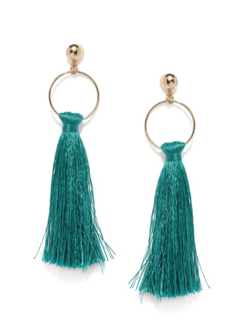 

Accessorize Green Contemporary Drop Earrings