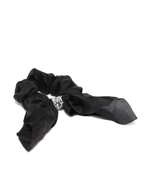 

Accessorize Black Embellished Ponytail Holder