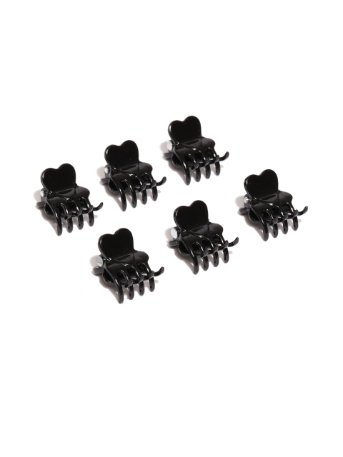

Accessorize Set of 6 Claw Clips, Black