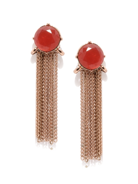 

Accessorize Burgundy Contemporary Drop Earrings