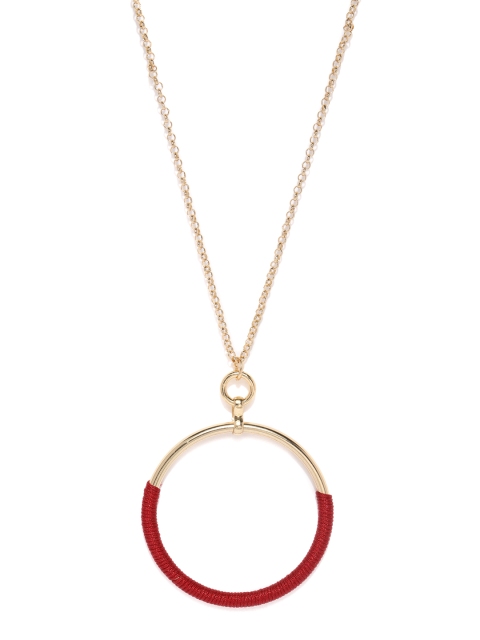 

Accessorize Red & Gold-Toned Necklace